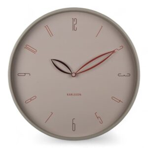 Orologio da parete Karlsson Petals grigio