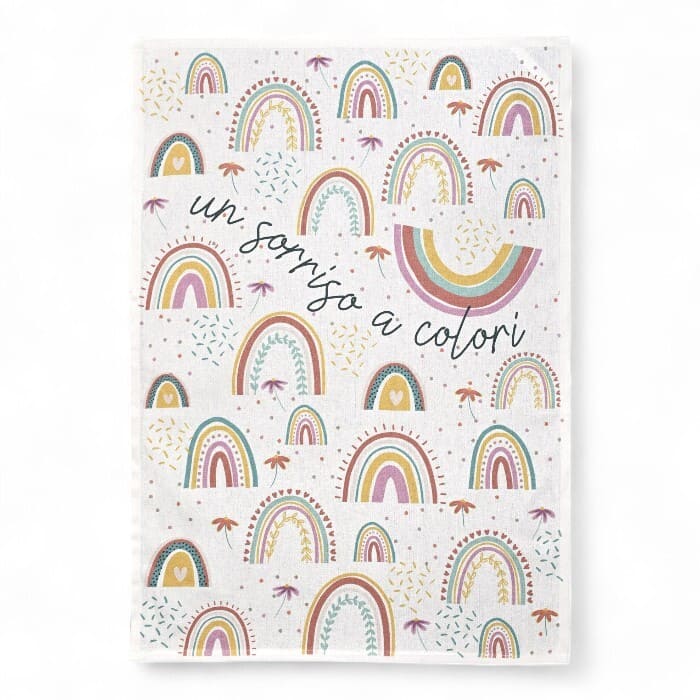 Set 2 strofinacci WALD Sorriso a Colori 50x70 cm