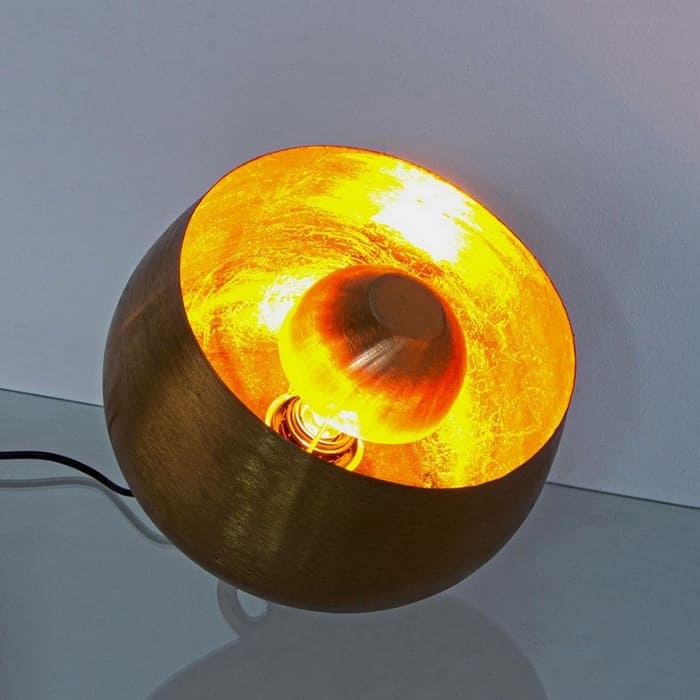 Lampada da tavolo Ishan Oro D28 Bizzotto
