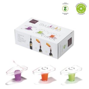 Set 3 Tappi Vinok Mix Sottovuoto Classe Italy