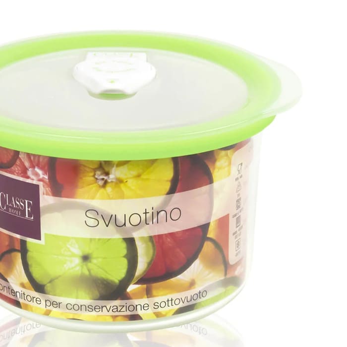 Contenitore Frigo Sottovuoto 0,6 L Tondo Classe Italy