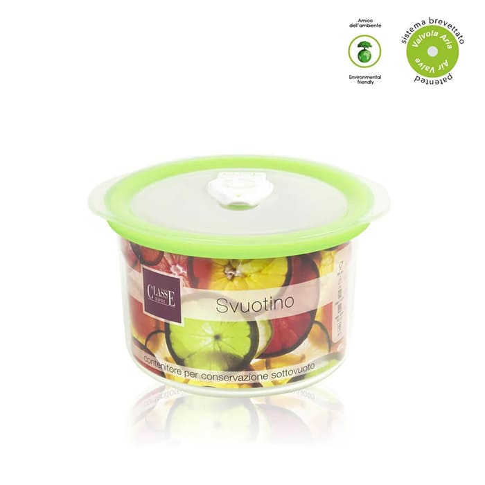 Contenitore Frigo Sottovuoto 0,6 L Tondo Classe Italy