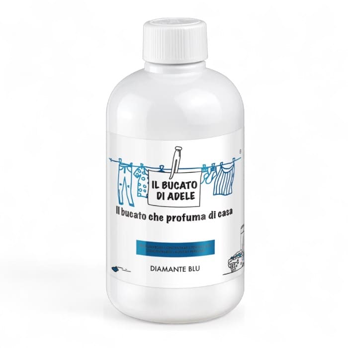 Flacone da 500 ml di Profumatore per Bucato Diamante Blu Il Bucato di Adele