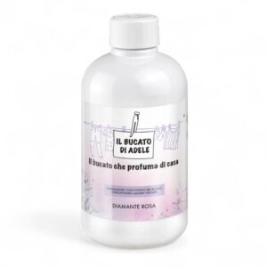 Flacone da 500 ml di Profumatore per Bucato Diamante Rosa Il Bucato di Adele