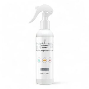 Flacone spray da 250 ml di Profumatore per Tessuti Bianco Puro Il Bucato di Adele