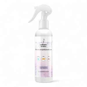 Flacone spray da 250 ml di Profumatore per Tessuti Diamante Rosa Il Bucato di Adele