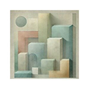 Quadro Metacubica tre Linee Recanati