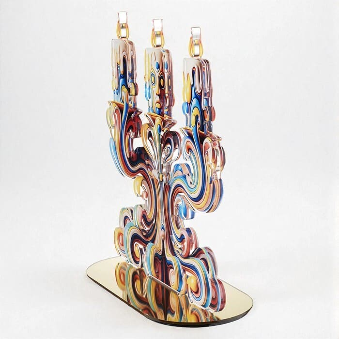 Candelabro Due Candy Pop Linee Recanati