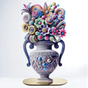 Vaso fiori tre Greek Pop Linee Recanati