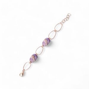 Bracciale Bocarol Colors Rose con pietre viola