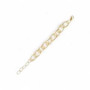 Bracciale Bocarol Essenza Oro con anelli intrecciati