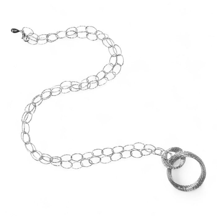 Collana Bocarol Intrecci Argento