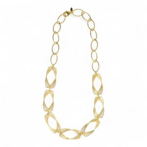 Collana Bocarol Mistero Oro con maglie intrecciate