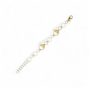 Bracciale Bocarol Penelope Oro con maglie sagomate
