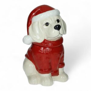 Barattolo cane natalizio Brandani