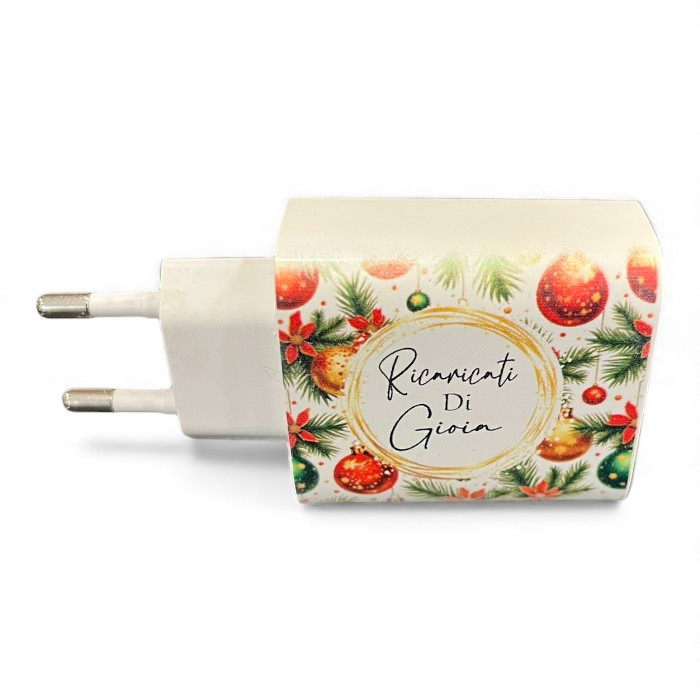 Caricatore USB Dolcicose fantasia Palline di Natale