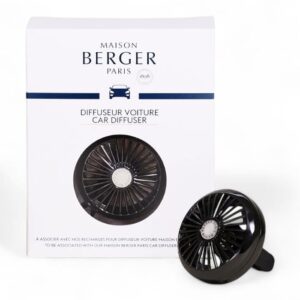 Diffusore auto Maison Berger modello Car Wheel Gun in metallo nero