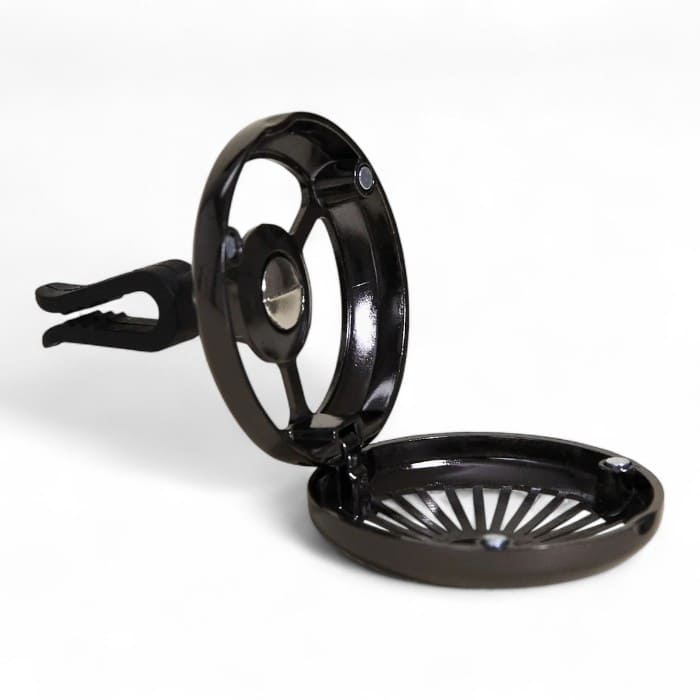 Diffusore auto Maison Berger modello Car Wheel Gun in metallo nero