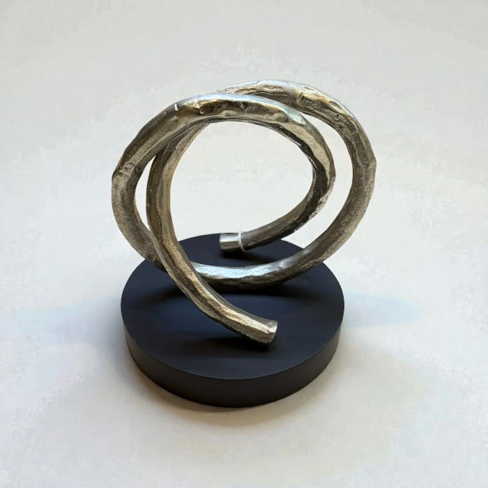 Scultura Fade Maison cerchi finitura Sterling