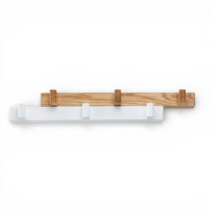 Umbra Switch appendiabiti bianco e legno