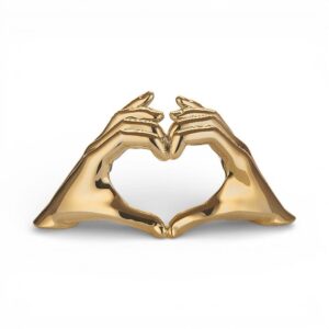 Mani Cuore Oro 19x10 senza base Bongelli Preziosi