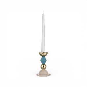 Porta candele Bongelli Liberty H15 Blu-Cipria