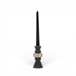 Porta candele Bongelli Preziosi Modular H15 Nero-Oro