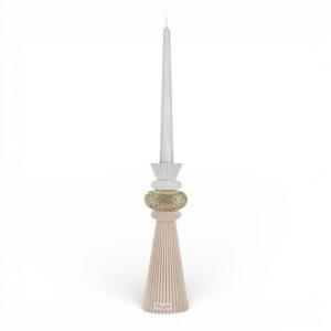 Porta candele Bongelli Modular H25 Cipria-Oro