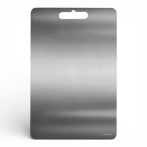 Tagliere antibatterico Brandani acciaio matt