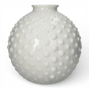 Vaso Bolle Brandani vetro Avorio Ø 26 cm