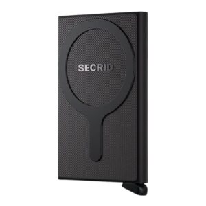 Secrid Cardprotector MagSafe Black in alluminio