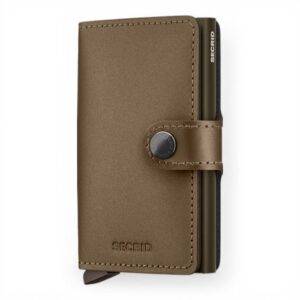 Secrid Miniwallet Matte Satin Bronze pelle opaca
