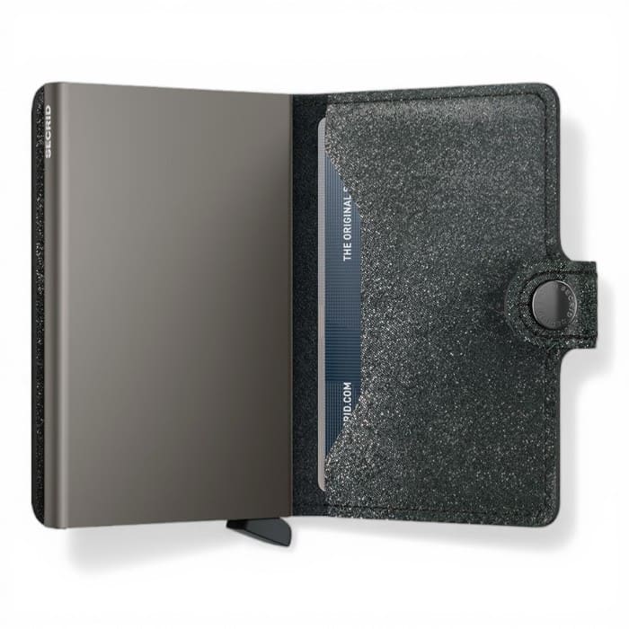 Secrid Miniwallet Stars Black glitter nero