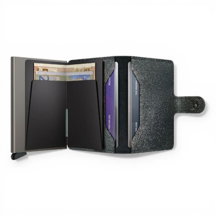 Secrid Miniwallet Stars Black glitter nero