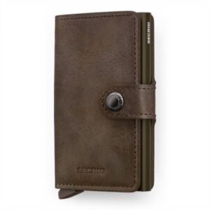 Secrid Miniwallet Vintage Oak pelle effetto stonewashed