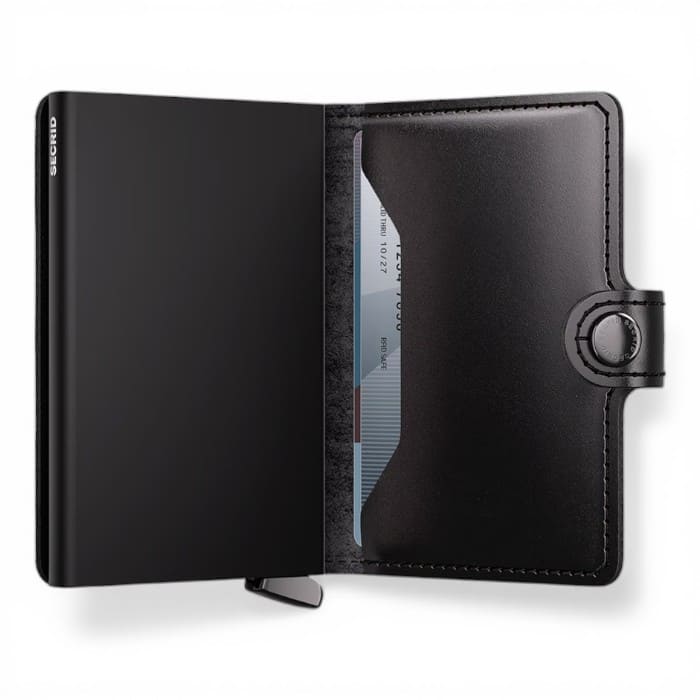 Secrid Premium Miniwallet Dusk Black pelle vegetale