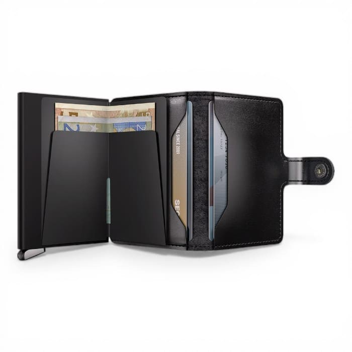 Secrid Premium Miniwallet Dusk Black pelle vegetale