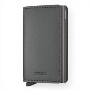 Secrid Slimwallet Matte Satin Steel pelle opaca