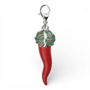 Charm Cornetto in metallo smaltato Laurea Wald