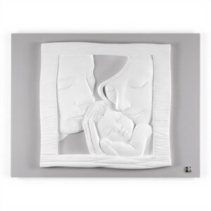 Sacra Famiglia Bianco Luna Fantin Argenti 26x20