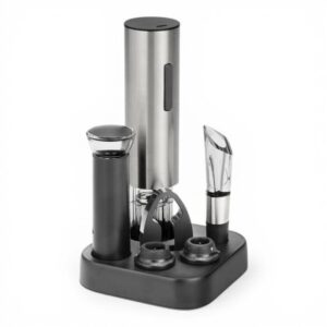 Set cavatappi elettrico USB Fantin Argenti con accessori