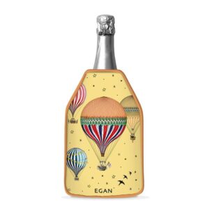 Glacette Giramondo Giallo Egan con mongolfiere