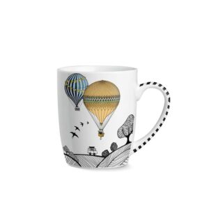 Mug Egan Giramondo Campagna con mongolfiere e colline
