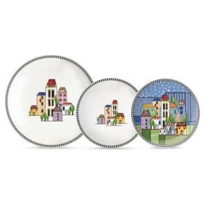 Posto Tavola 3 Pezzi Paese Mio Blu Egan