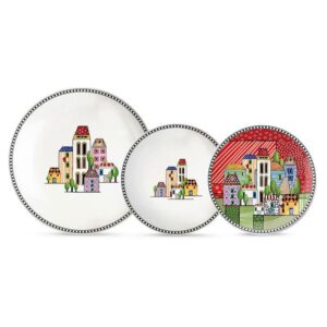 Posto Tavola 3 Pezzi Paese Mio Rosso Egan