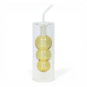 Oliera Bubble Brandani vetro Giallo