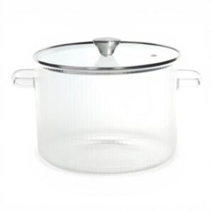Pentola Brandani vetro borosilicato trasparente