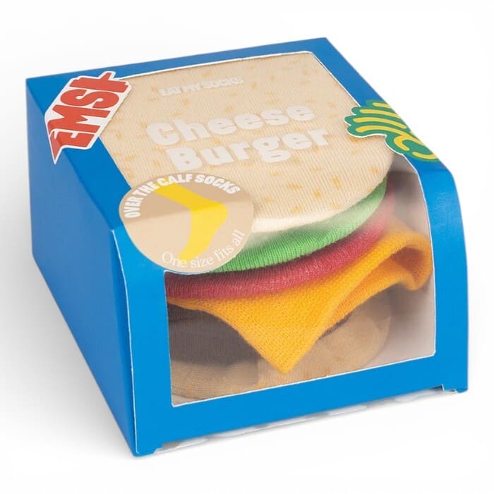 Calzini Eat My Socks Cheeseburger