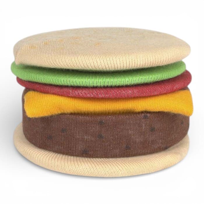 Calzini Eat My Socks Cheeseburger