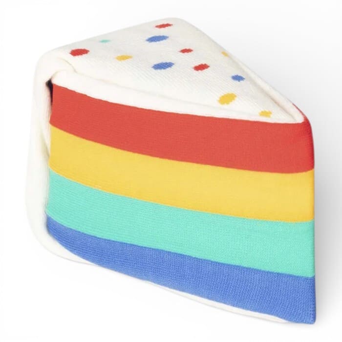 Calzini Eat My Socks Rainbow Cake